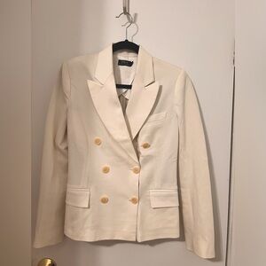 Double Breasted Ralph Lauren White Blazer